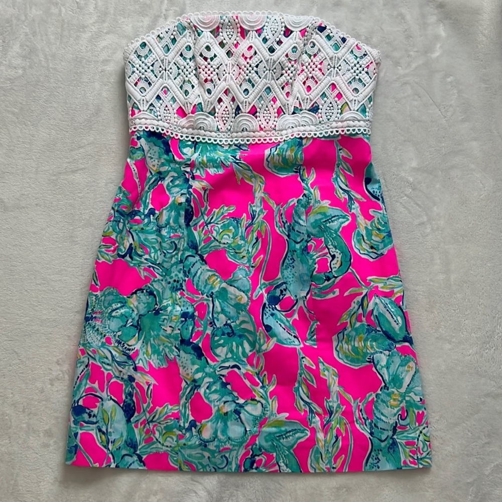 NWT Lilly Pulitzer Lobsters in Love Dress